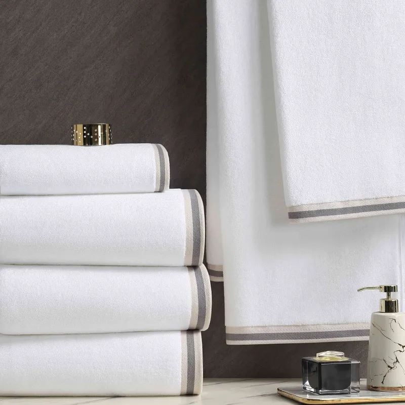Hotel Collection Color Weaving Spiral Towels